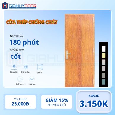 CỬA THÉP VÂN GỖ GIAHUYDOOR – GIẢI PHÁP BỀN ĐẸP CHO NGÔI NHÀ VIỆT